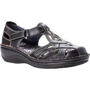 Propet Womens closed toe sandal Jenna 9.5 2e black